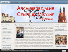 Tablet Screenshot of centrummisyjne.pl